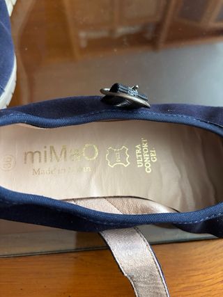 Zapatos Mimao Azul Talla 36