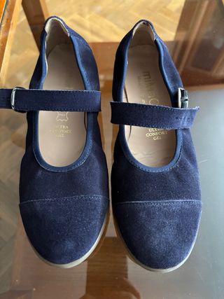 Zapatos Mimao Azul Talla 36