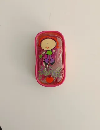 Mini estuche vintage Bubble Gum, con utensilios