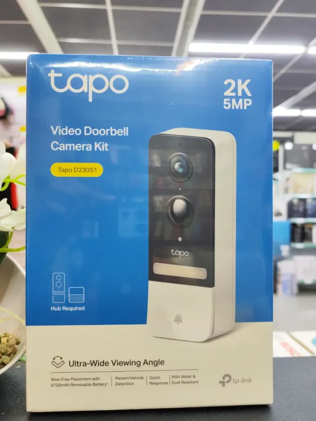 Tapo D230S1 Video Doorbell Camera Kit 2K 5MP