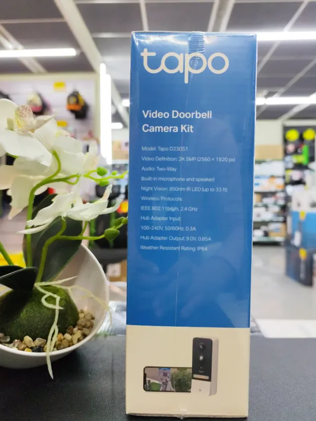 Tapo D230S1 Video Doorbell Camera Kit 2K 5MP