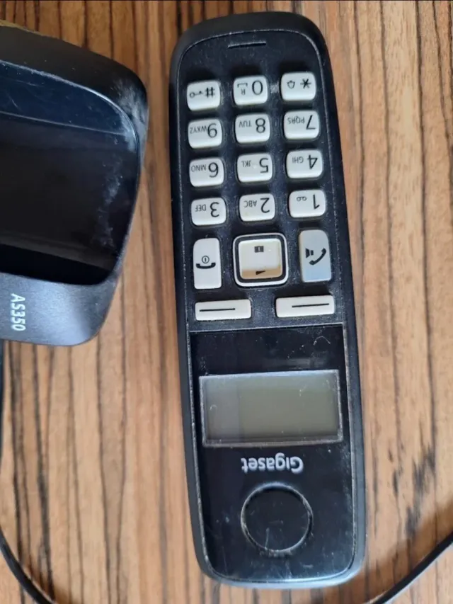 Teléfono Inalámbrico Gigaset AS350 Negro