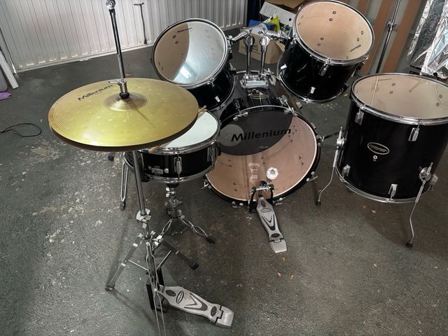 Batería Millenium Negra Completa