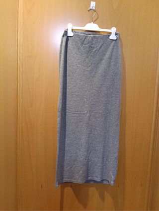 Conjunto Falda y Top Gris Pull&Bear