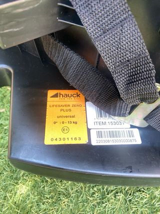 Silla coche bebé Maxi-Cosi Hauck 0-13m