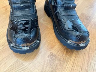 Botas de cuero negras con diseño con REGALO