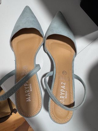 Zapatos Marypaz Talla 39 Azul