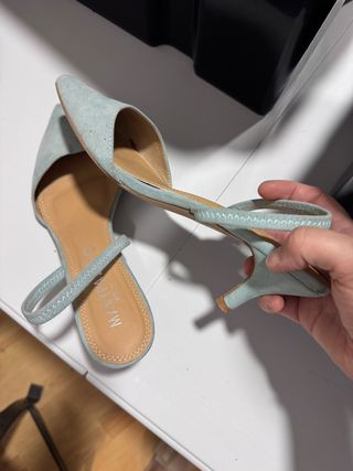 Zapatos Marypaz Talla 39 Azul