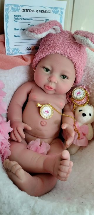 Bebé Reborn Silicona 42 cm