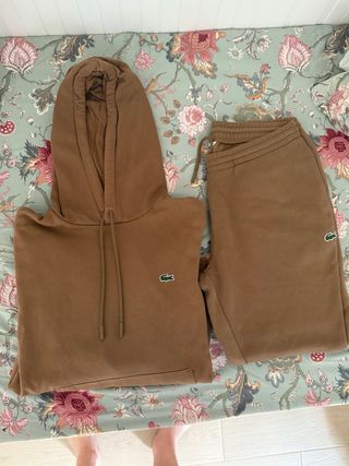 Chándal Lacoste Marrón Talla L