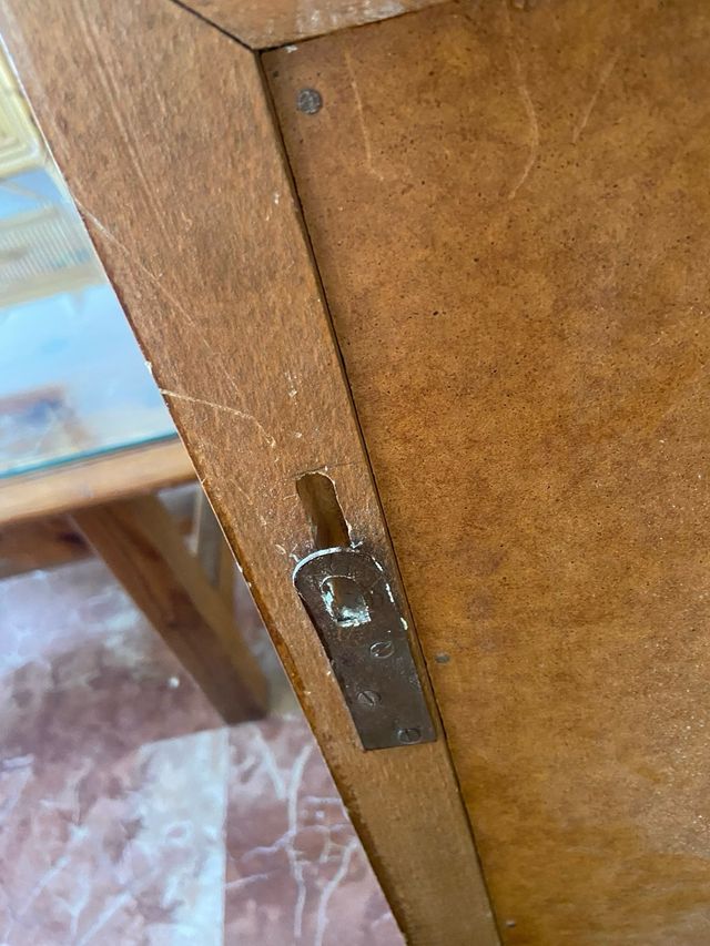 Espejo de madera con marco