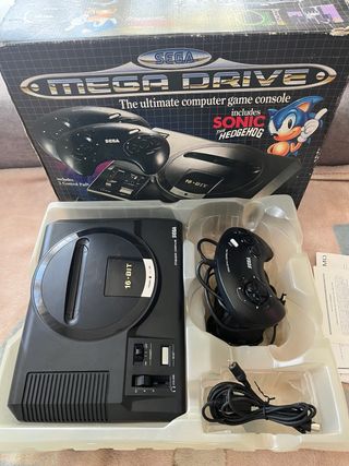 Consola Sega Mega Drive 16-BIT Negra