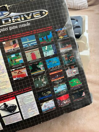 Consola Sega Mega Drive 16-BIT Negra