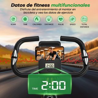 VANNECT Bicicleta Estatica Plegable con 16 Niveles