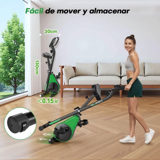 VANNECT Bicicleta Estatica Plegable con 16 Niveles