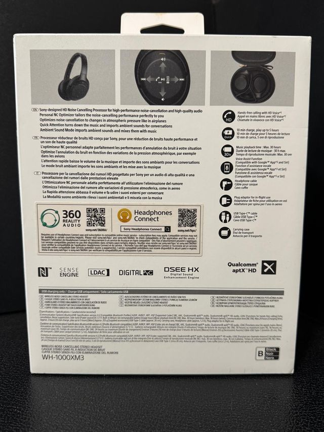Sony WH-1000XM3 Auriculares Cancelación Ruido