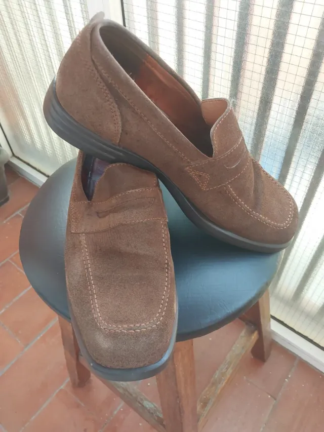 Mocasines de gamuza Springfield marrones