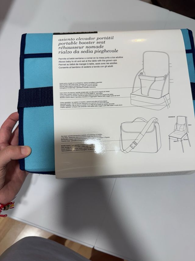 Silla elevadora portátil para bebé