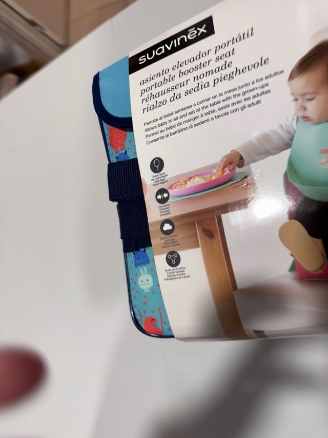 Silla elevadora portátil para bebé