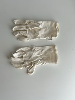 Guantes blancos disfraz ALDO VANDINI