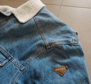 Cazadora vaquera Privata sherpa vintage años 90