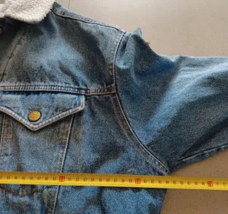 Cazadora vaquera Privata sherpa vintage años 90
