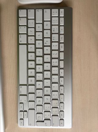 Teclados y Ratones Apple Plata/Blanco