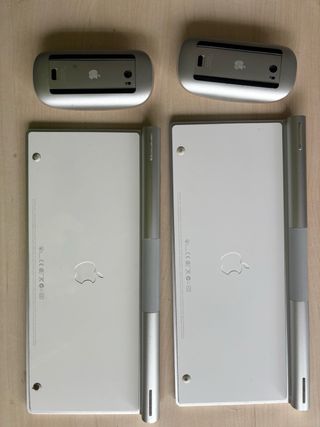 Teclados y Ratones Apple Plata/Blanco