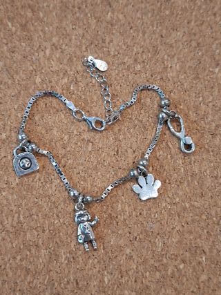 Pulsera Plata Ley Temática Veterinaria