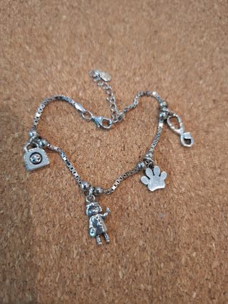 Pulsera Plata Ley Temática Veterinaria