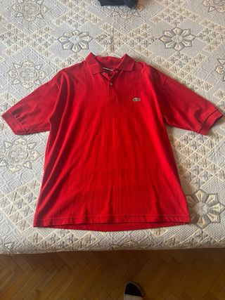 Polo Lacoste Rojo Original