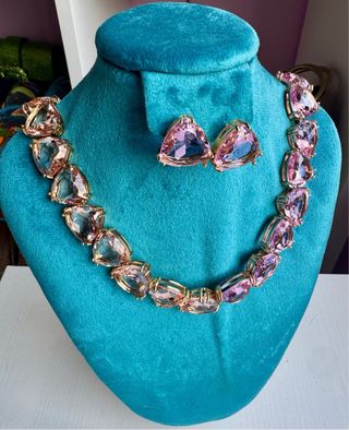 Collar y Pendientes Swarovski Corazón