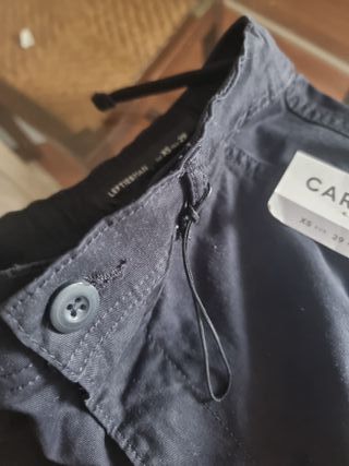 Pantalones Cargo Hombre azul marino