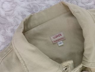 Cazadora vaquera Lloyd's beige/amarilla
