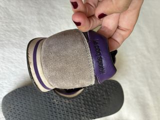 Zapatillas Le Coq Sportif grises y moradas