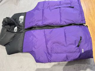 Chaleco The North Face Negro y Morado