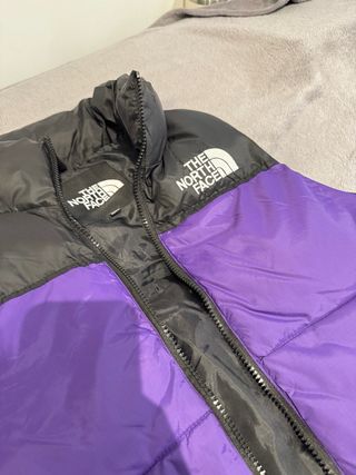Chaleco The North Face Negro y Morado