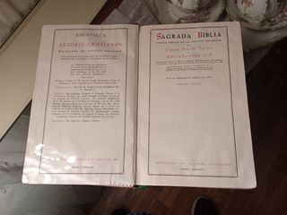 Antigüedades Sagrada Biblia