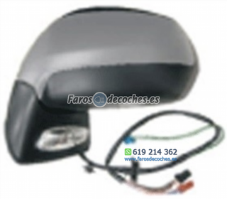 Espejo Retrovisor Derecho Eléctrico Imprimado Con