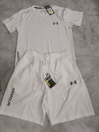 Conjunto deportivo Under Armour blanco Talla M