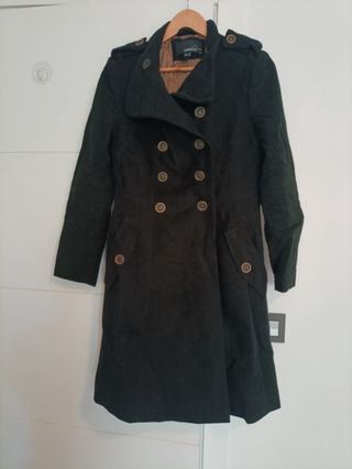 Chaqueta de paño negra talla M