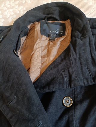 Chaqueta de paño negra talla M