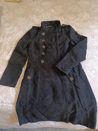 Chaqueta de paño negra talla M