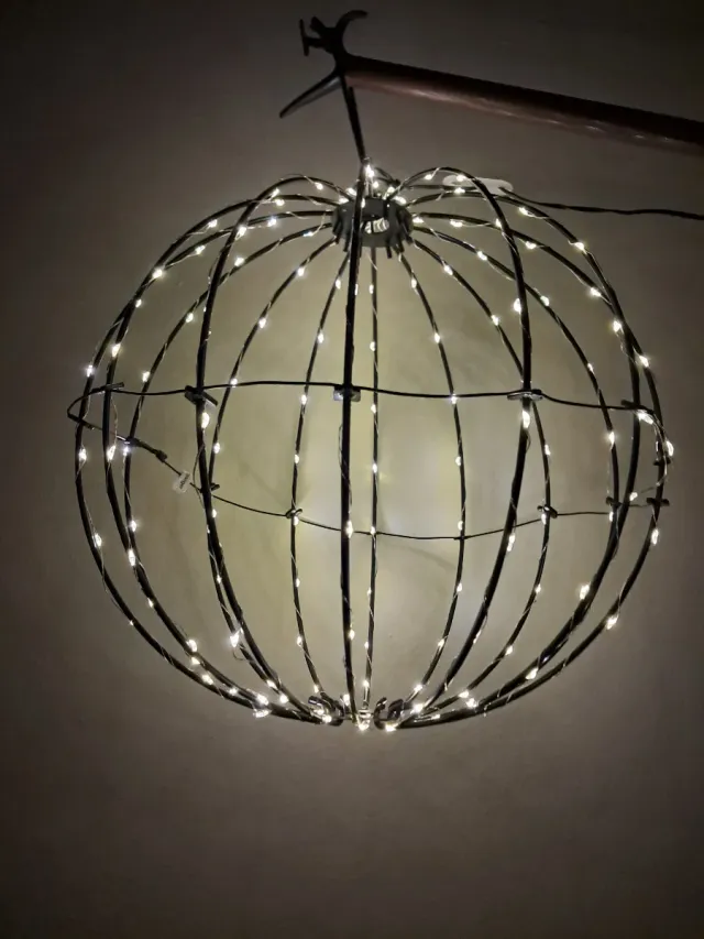 Palla Luminosa LED Sfera 30cm Bianco Caldo