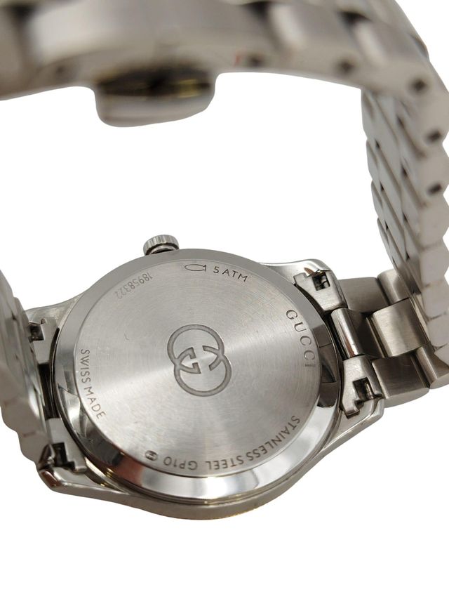 RELOJ DE MUJER GUCCI GP10 G-TIMELESS DIAL PLATA ACERO 29MM CUARZO YA1265070 + CAJA