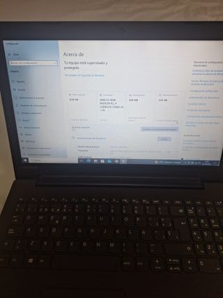 Portátil Lenovo Negro