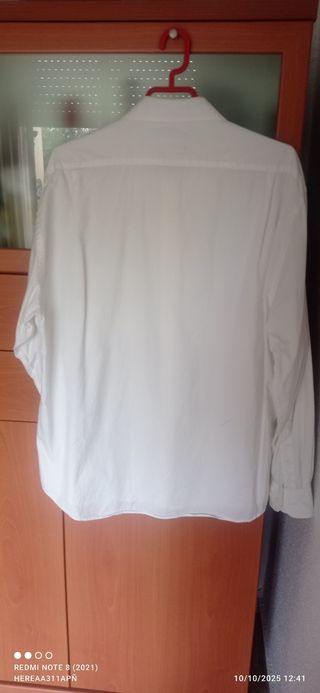 Camisa de caballero de manga larga de algodón