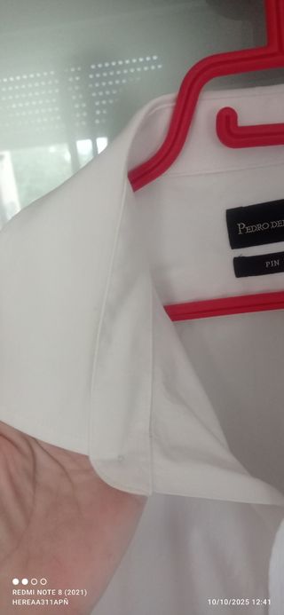 Camisa de caballero de manga larga de algodón