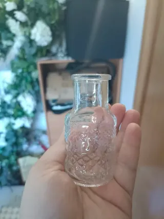 Botes de cristal para decoración