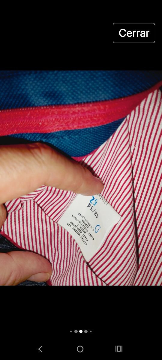 Traje azul de vestir